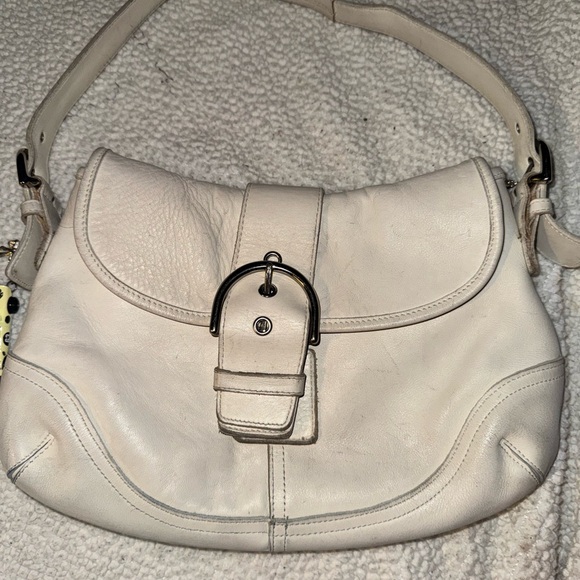 Coach | Bags | Large White Coach Soho | Poshmark